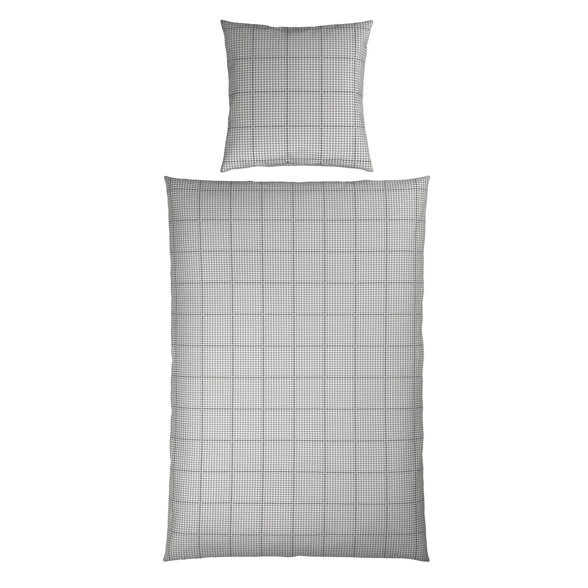 BETTWÄSCHE 2-teilig Satin 155/220 cm  - Silberfarben, Textil (155/220cm) - Bio:Vio