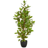 KUNSTPFLANZE 90 cm  - Schwarz/Braun, Basics, Kunststoff (90cm) - P & B