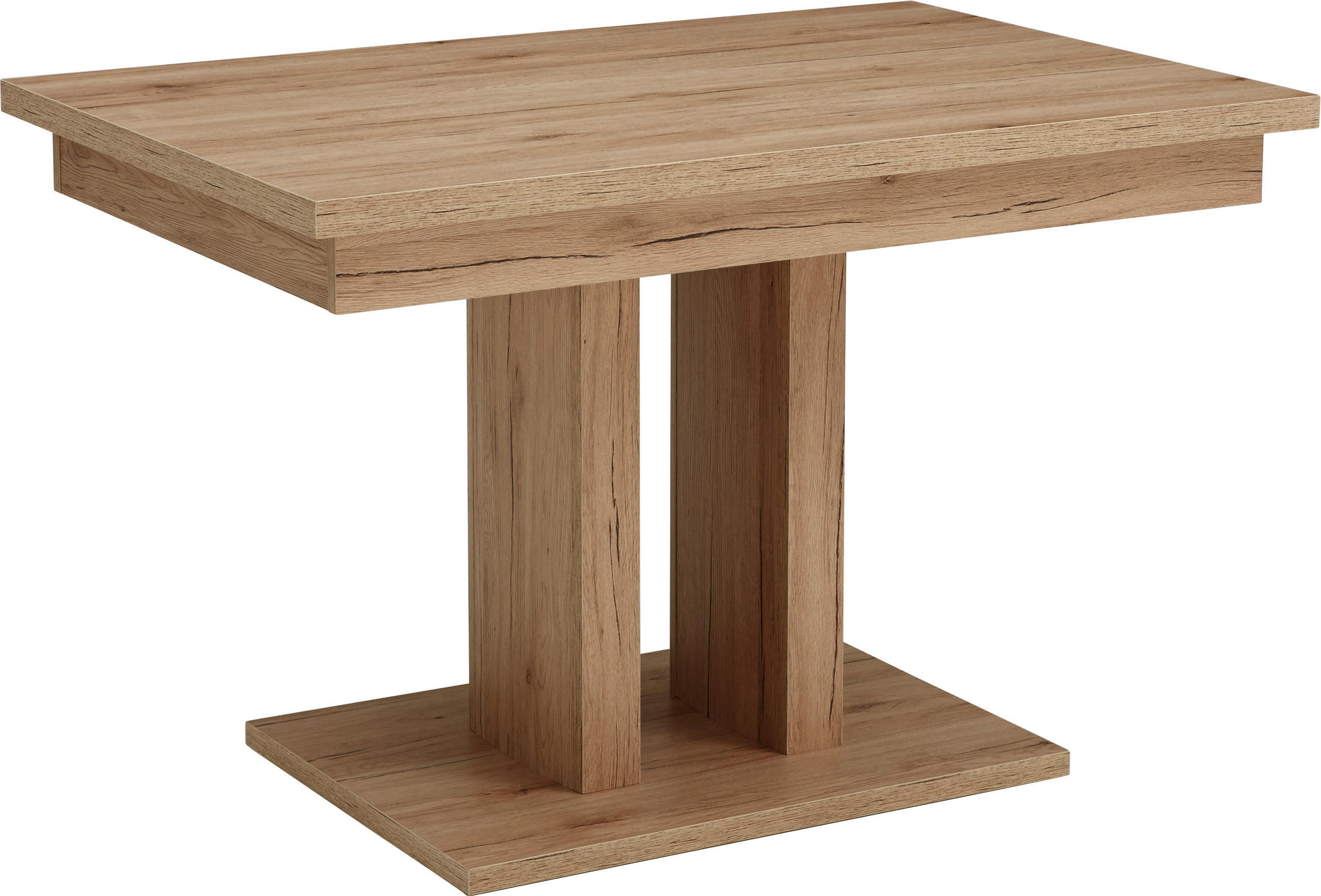 ESSTISCH in Holzwerkstoff 105-145/65/76 cm  - Eichefarben, KONVENTIONELL, Holzwerkstoff (105-145/65/76cm) - Cantus