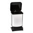 ABFALLEIMER 20 L - Silberfarben/Schwarz, Basics, Kunststoff (29,3/26,6/45,7cm)