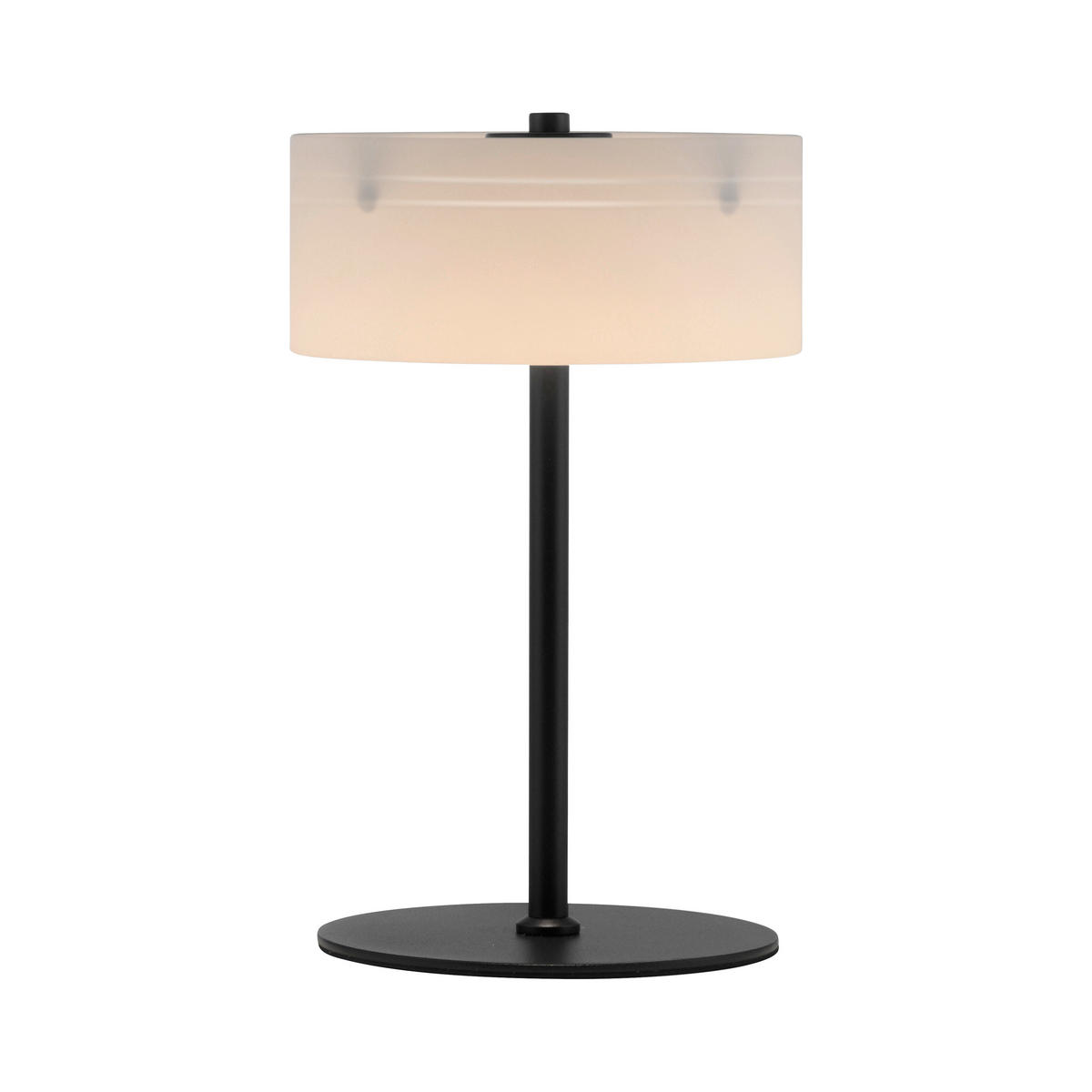 LED-TISCHLEUCHTE 20/20/33 cm   - Schwarz, Design, Glas/Kunststoff (20/20/33cm)