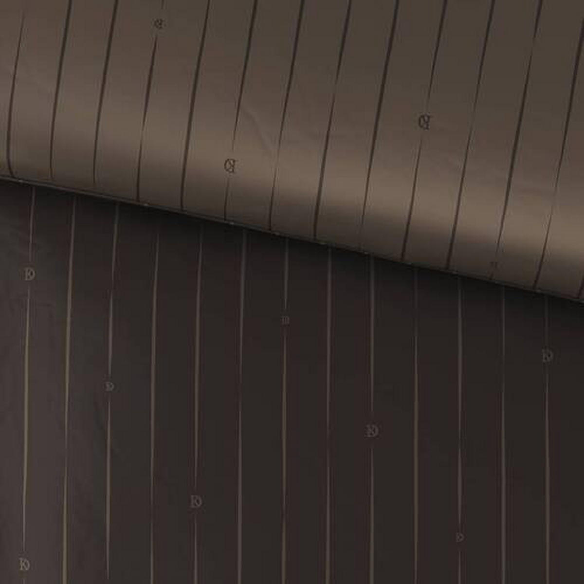 BETTWÄSCHESET Satin 160/210 cm  65 cm/100 cm  - Braun, Basics, Textil (160/210cm) - Dieter Knoll