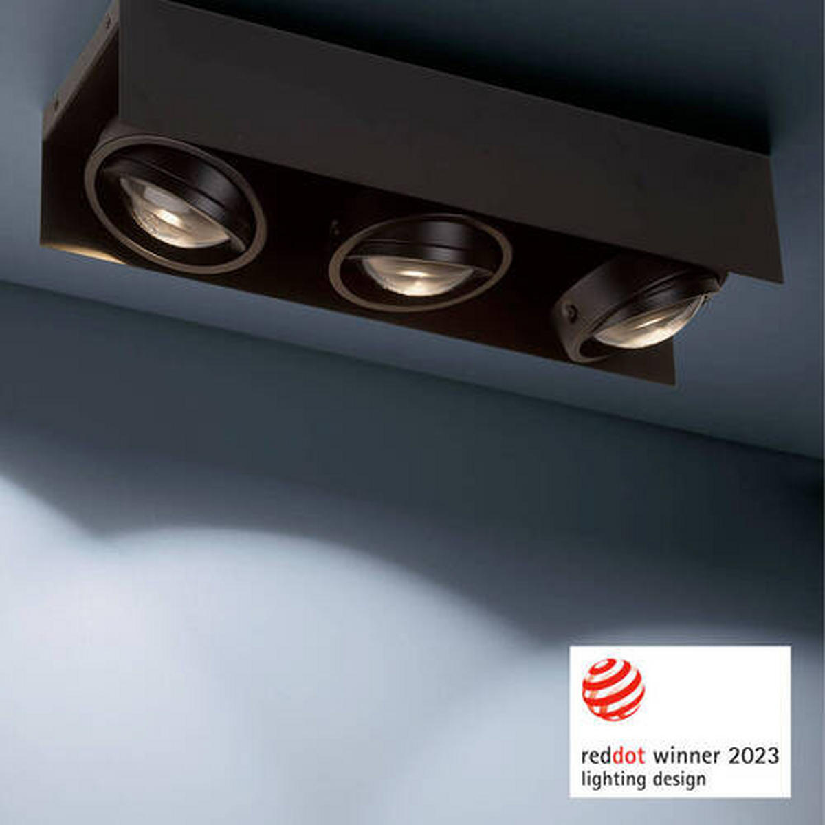 LED-DECKENLEUCHTE - Schwarz, Design, Metall (17/13/67,5cm)