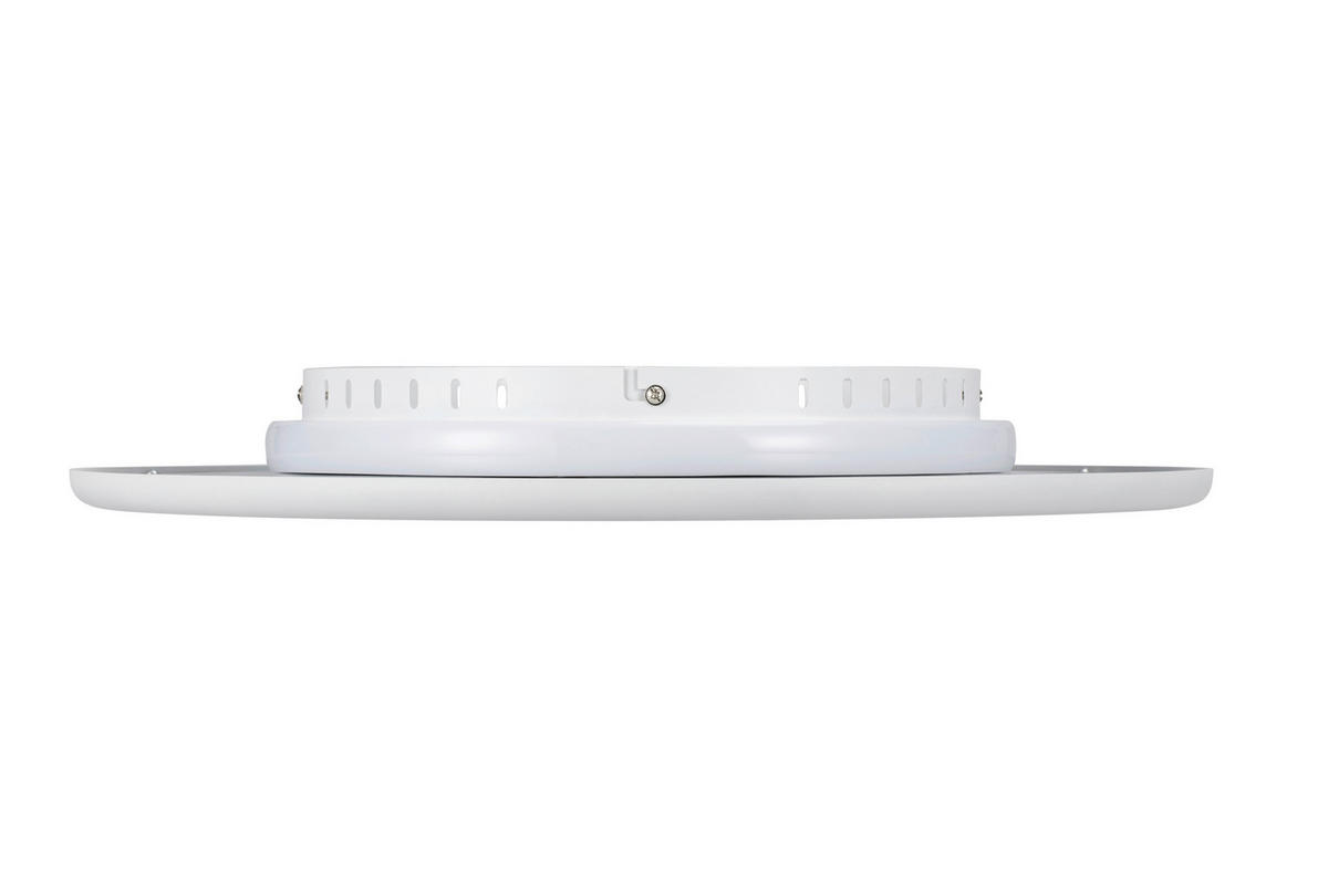 LED-DECKENLEUCHTE Arcalis 45/5,2 cm  - Weiß, Design, Kunststoff/Metall (45/5,2cm) - Novel