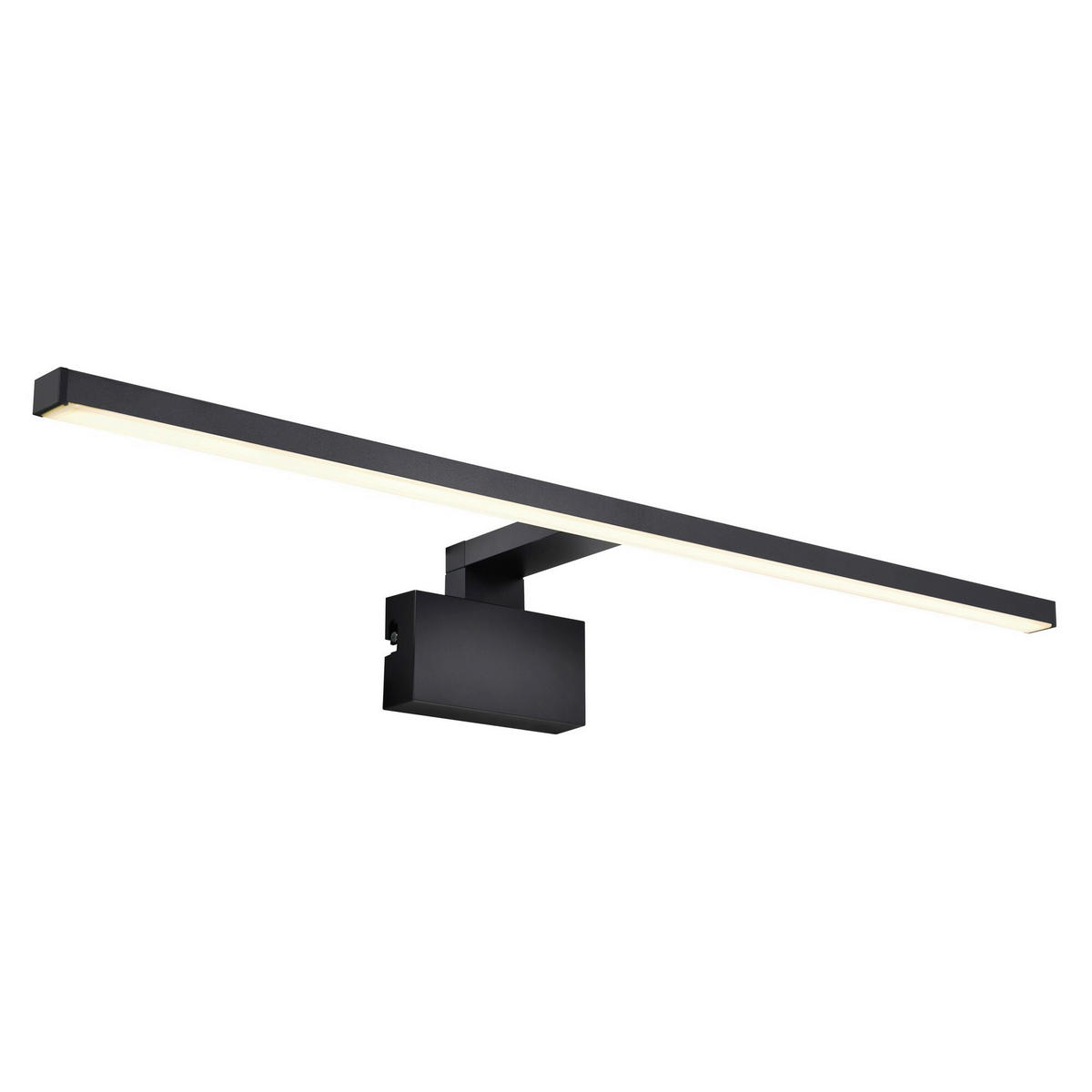 BADEZIMMER-WANDLEUCHTE 14,2/80 cm   - Schwarz, KONVENTIONELL, Metall (14,2/80cm) - Nordlux