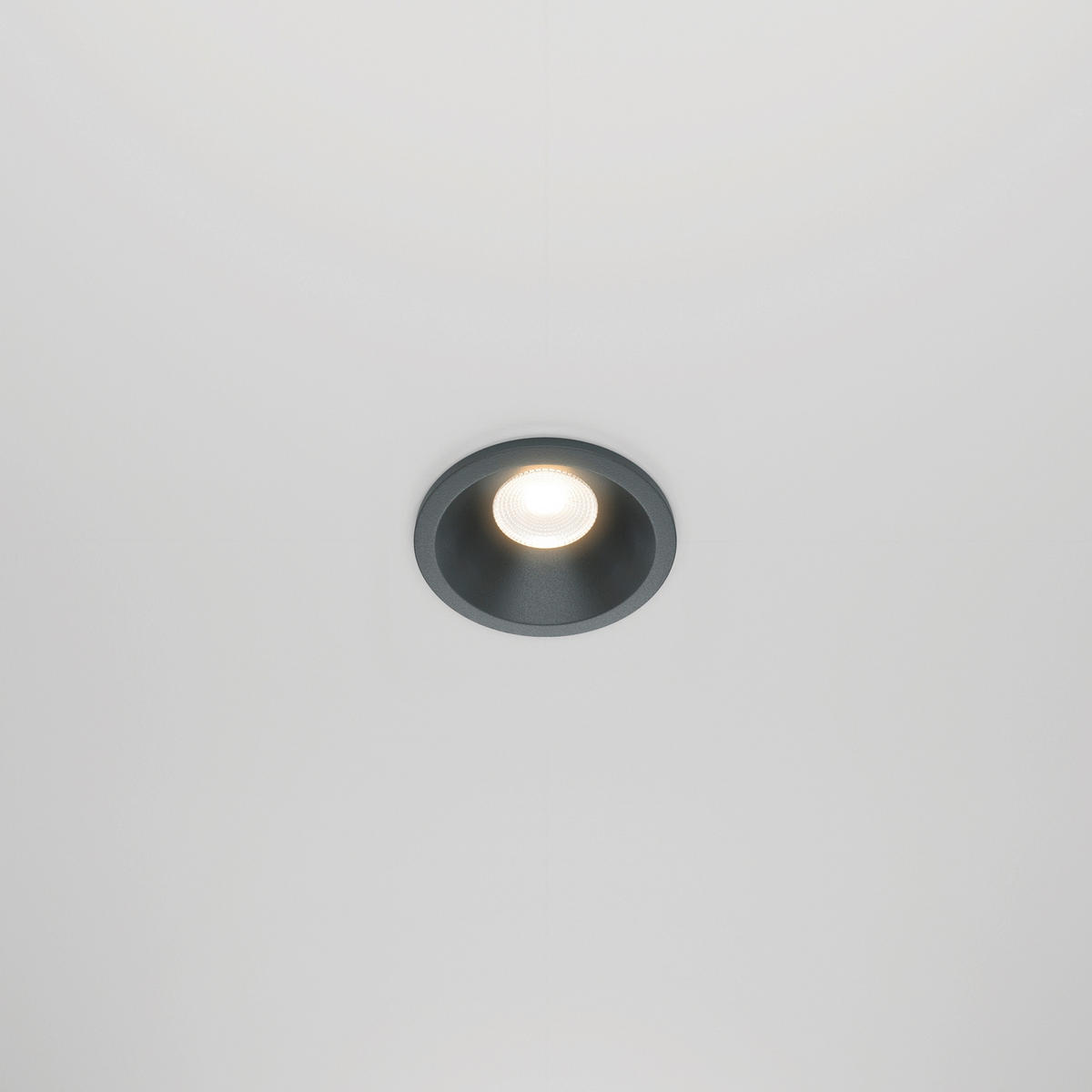 DECKENLEUCHTE Downlight 6/6 cm  - Schwarz, Design, Metall (6/6cm) - MAYTONI