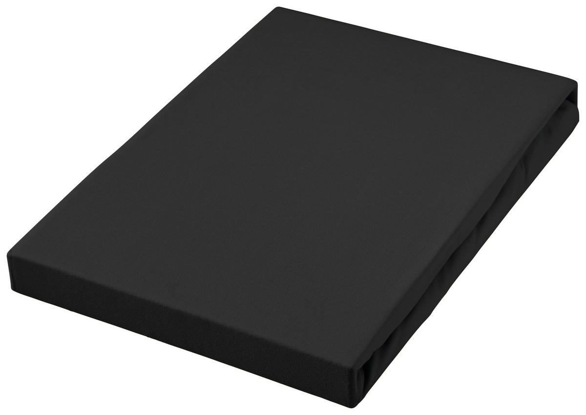 NAPENJALNA RJUHA ELASTO COMFORT 150/200 cm  - črna, Konvencionalno, tekstil (150/200cm) - Fleuresse