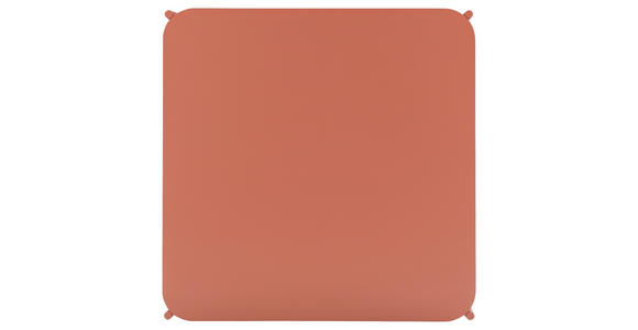COUCHTISCH 60/60/40 cm quadratisch Terracotta  - Terracotta, Design, Metall (60/60/40cm) - Carryhome