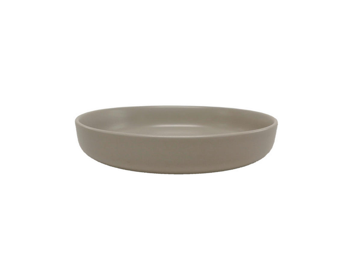 GOURMETTELLER Taupe 19,2 cm Salerno  - Taupe, Trend, Keramik (19,2cm) - Novel