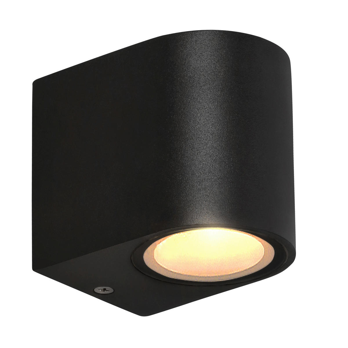 VÄGGLAMPA FÖR UTOMHUS - svart, Design, metall (6.5/9/8cm)