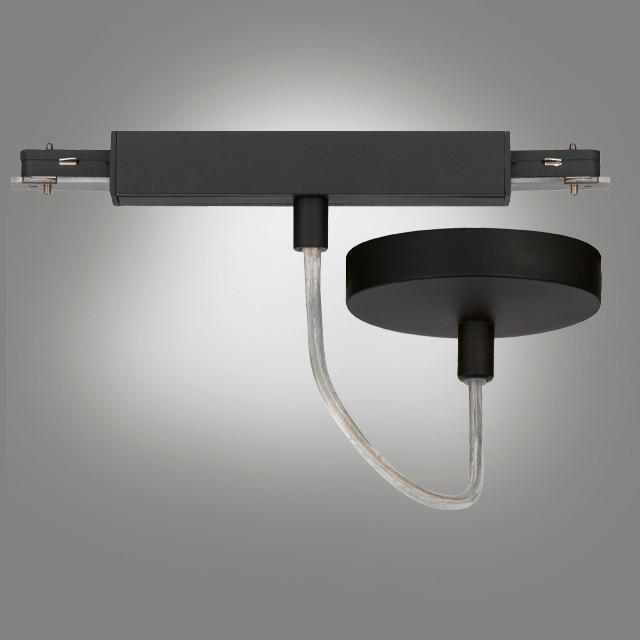 SCHIENENSYSTEM-EINSPEISER m6 HV Track 6 10/13/10/2,2/6/2,2 cm   - Schwarz, Basics, Metall (10/13/10/2,2/6/2,2cm) - Fischer & Honsel