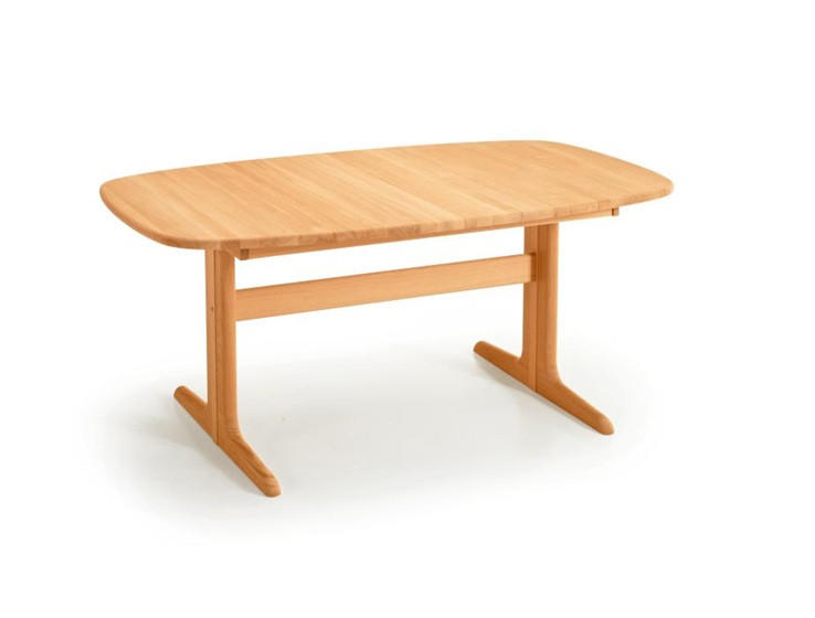 MATBORD 165-265/100/74 cm massivt trä  trä utdragbar, finns i olika träslag oval ekfärgad  - ekfärgad, Klassisk, trä (165-265/100/74cm) - Skovby