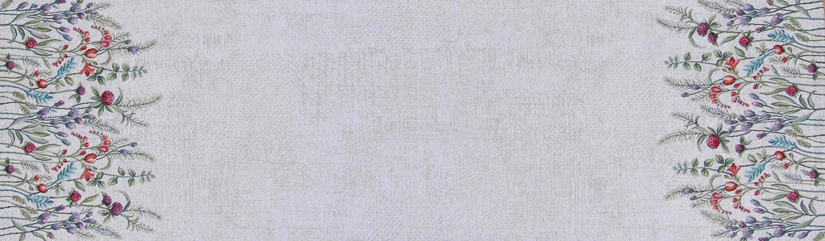 NADSTOLNJAK 40/140 cm   FLORA  - višebojno, Konvencionalno, tekstil (40/140cm)