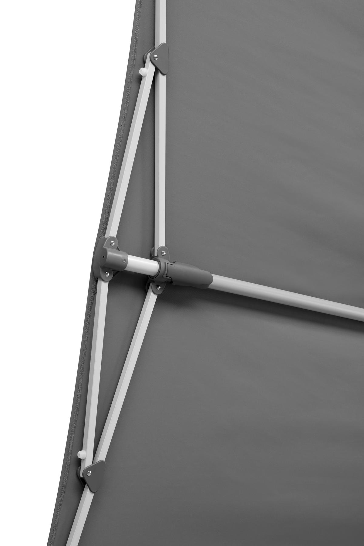 AMPELSCHIRM 190 cm Anthrazit  - Anthrazit, Basics, Textil/Metall (190/188/140cm) - Schneider