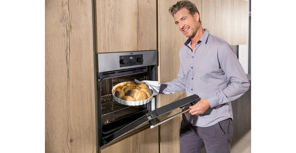 EINBAUKÜCHE   - Eichefarben, KONVENTIONELL, Holzwerkstoff - Novel