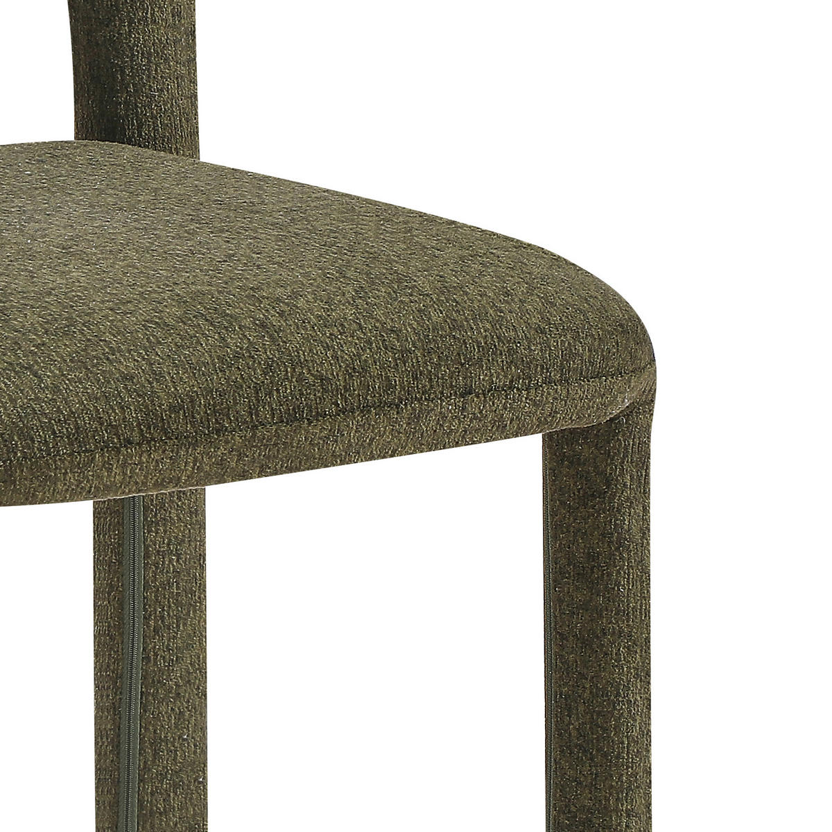 STUHL   Chenille  Grün  - Grün, MODERN, Textil/Metall (47/76/57cm) - Carryhome