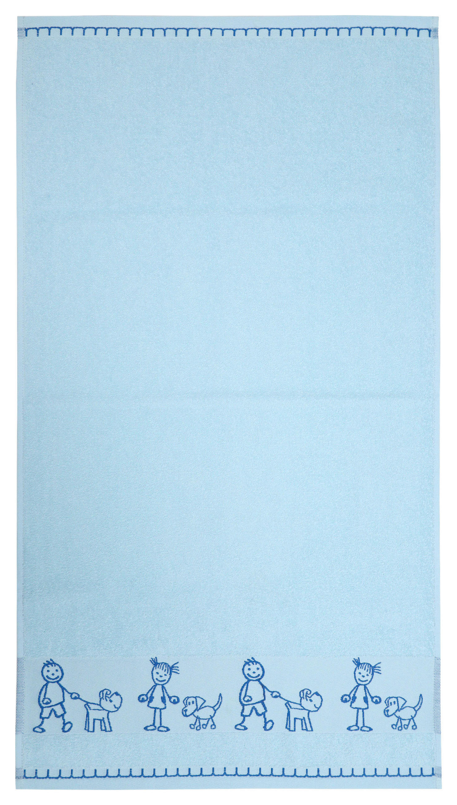 RUČNÍK, 50/90 cm, modrá - modrá, Konvenční, textil (50/90cm) - Ben'n'jen