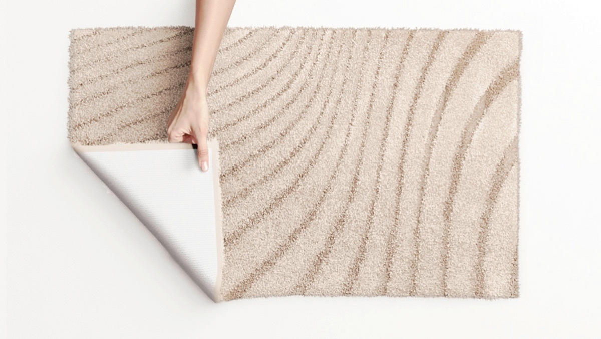 BADEMATTE Beige 60/100 cm  - Beige, Basics, Kunststoff/Textil (60/100cm) - Grund