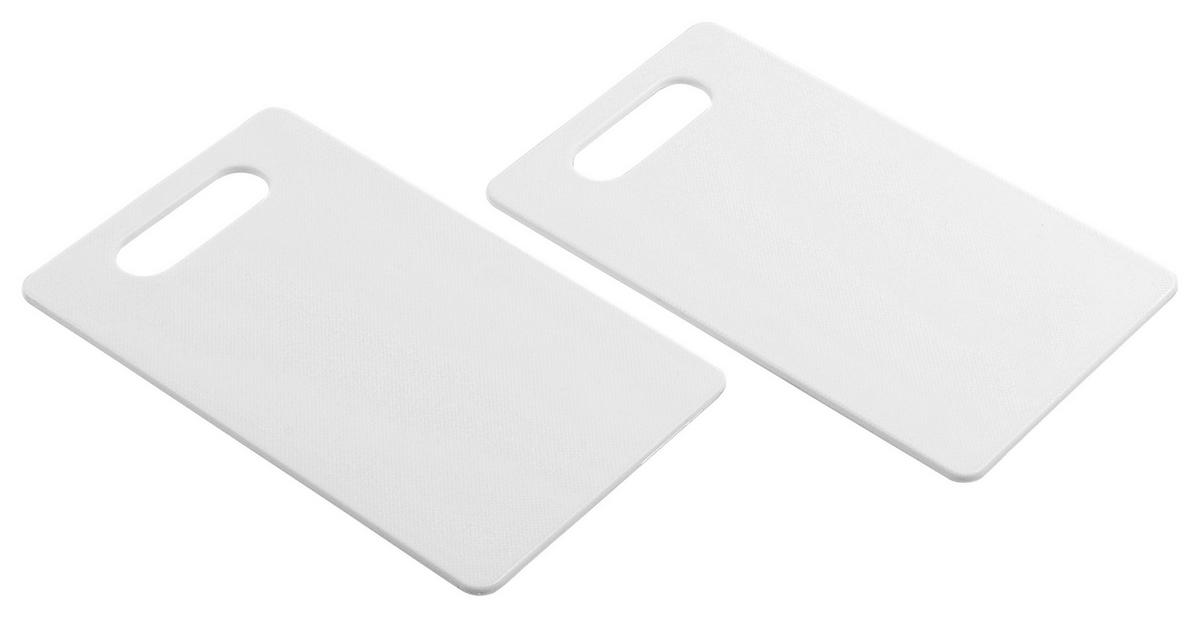 SCHNEIDEBRETT Kunststoff  - Weiß, Basics, Kunststoff (15/0,6/25cm) - Justinus