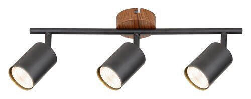 BODOVÉ SVÍTIDLO, 25 W/GU10, 42/13/15.5 cm - Basics, kov/kompozitní dřevo (42/13/15.5cm)