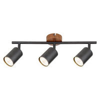 BODOVÉ SVIETIDLO, 25 W/GU10, 42/13/15.5 cm - Basics, kov/kompozitné drevo (42/13/15.5cm)