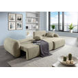 ECKSOFA Mintgrün Flachgewebe Zierkissen, Rückenkissen, Bettkasten, Schlaffunktion, Rücken echt, Liegefläche im Originalstoff  - Schwarz/Mintgrün, KONVENTIONELL, Kunststoff/Textil (145/285cm) - Carryhome