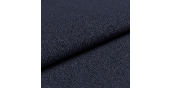 ECKSOFA  in Flachgewebe Blau Armteilverstellung, Relaxfunktion, Drehsitzfunktion  255-365/175-224 cm  - Blau/Schwarz, Design, Textil/Metall (255-365/175-224cm) - Dieter Knoll