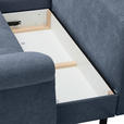 ECKSOFA Anthrazit Flachgewebe  - Anthrazit/Schwarz, Design, Kunststoff/Textil (175/278cm) - Xora