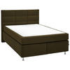 BOXSPRINGBETT 140/200 cm  in Olivgrün  - Alufarben/Olivgrün, Konventionell, Textil/Metall (140/200cm) - Dieter Knoll
