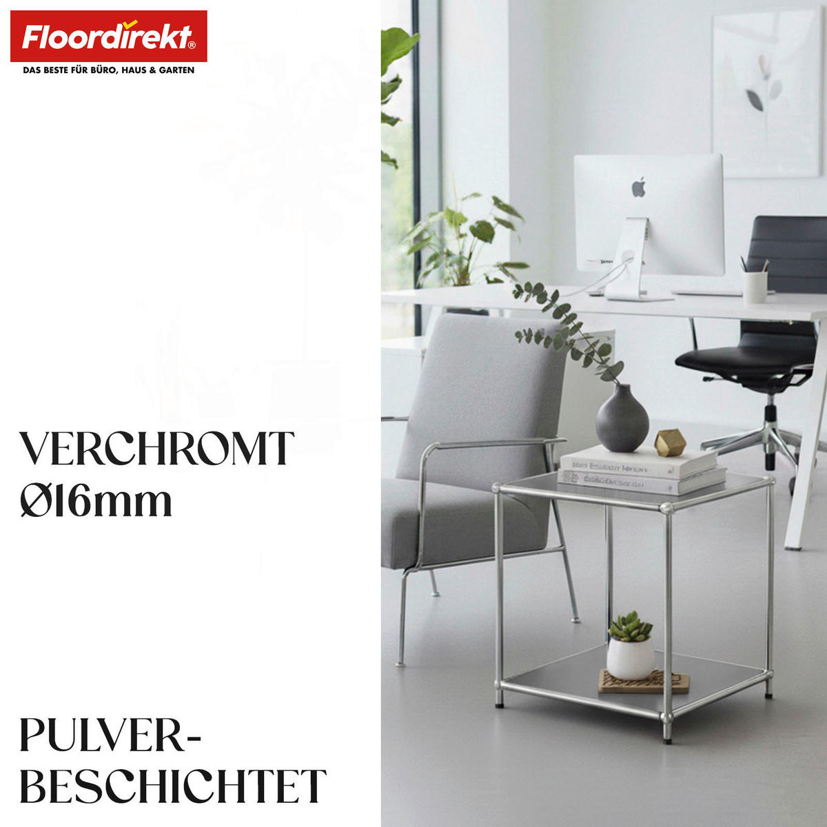 REGAL Grau  - Grau, Basics, Metall (40/46/40cm) - Floordirekt