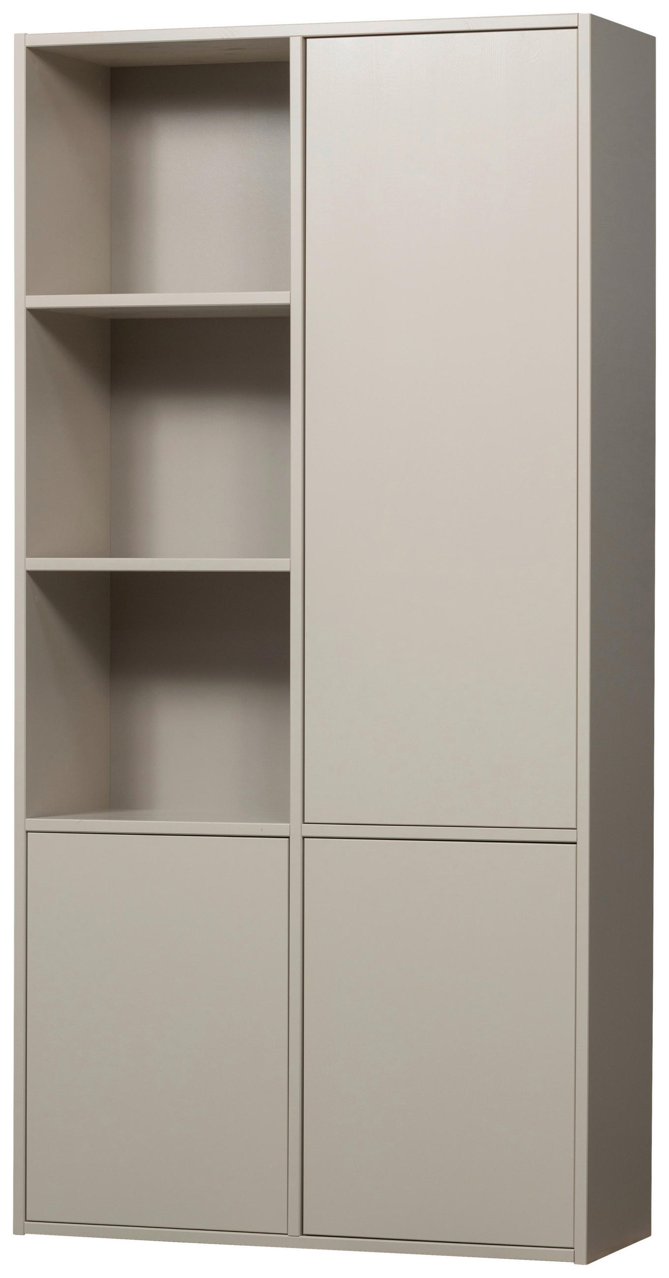MEHRZWECKSCHRANK 108/215/40 cm  in Grau  - Grau, Design, Holz (108/215/40cm) - Livetastic