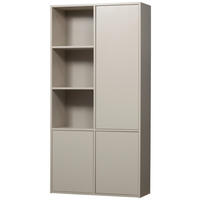 MEHRZWECKSCHRANK 108/215/40 cm  in Grau  - Grau, Design, Holz (108/215/40cm) - Livetastic