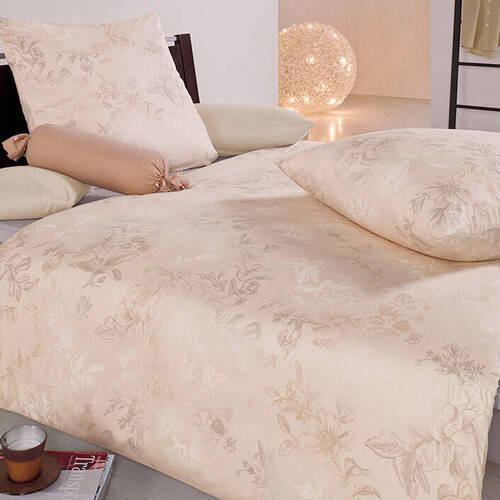 BETTWÄSCHE Atelier Interlock-Jersey 140/200 cm  - Beige, KONVENTIONELL, Textil (140/200cm) - Estella