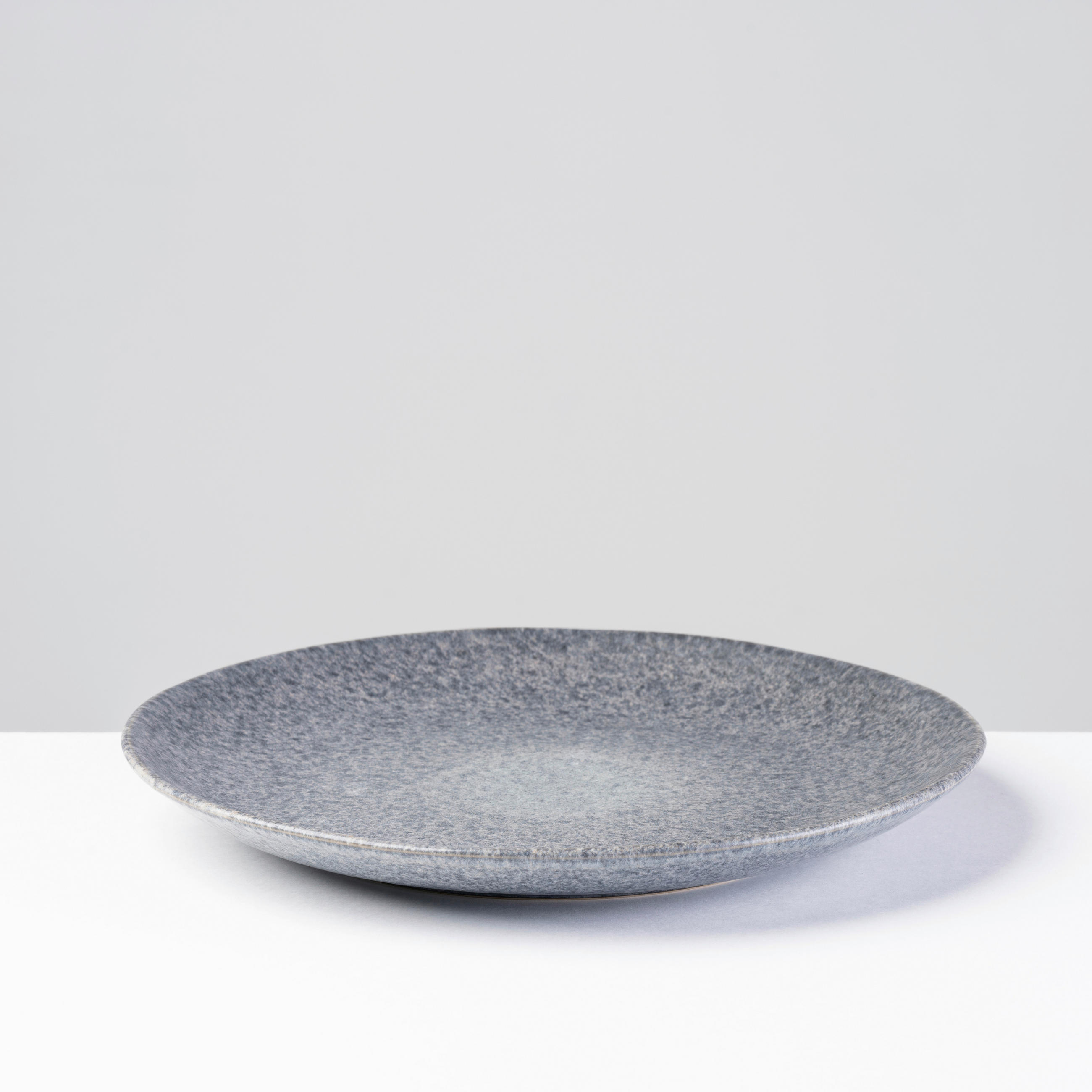 SPEISETELLERSET MOOS´N´STEIN 4-teilig  - Grau, Basics, Keramik (26,5/2,5cm) - Gipfelstück