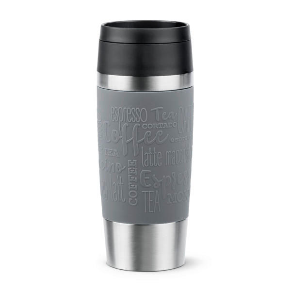 THERMOBECHER TRAVEL MUG 0,36 L  - Basics, Kunststoff/Metall (0,36l) - Emsa