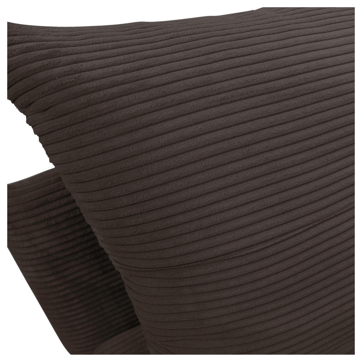 SCHLAFSOFA  in Cord Braun  - Schwarz/Braun, Design, Kunststoff/Textil (154/93/85cm) - MID.YOU