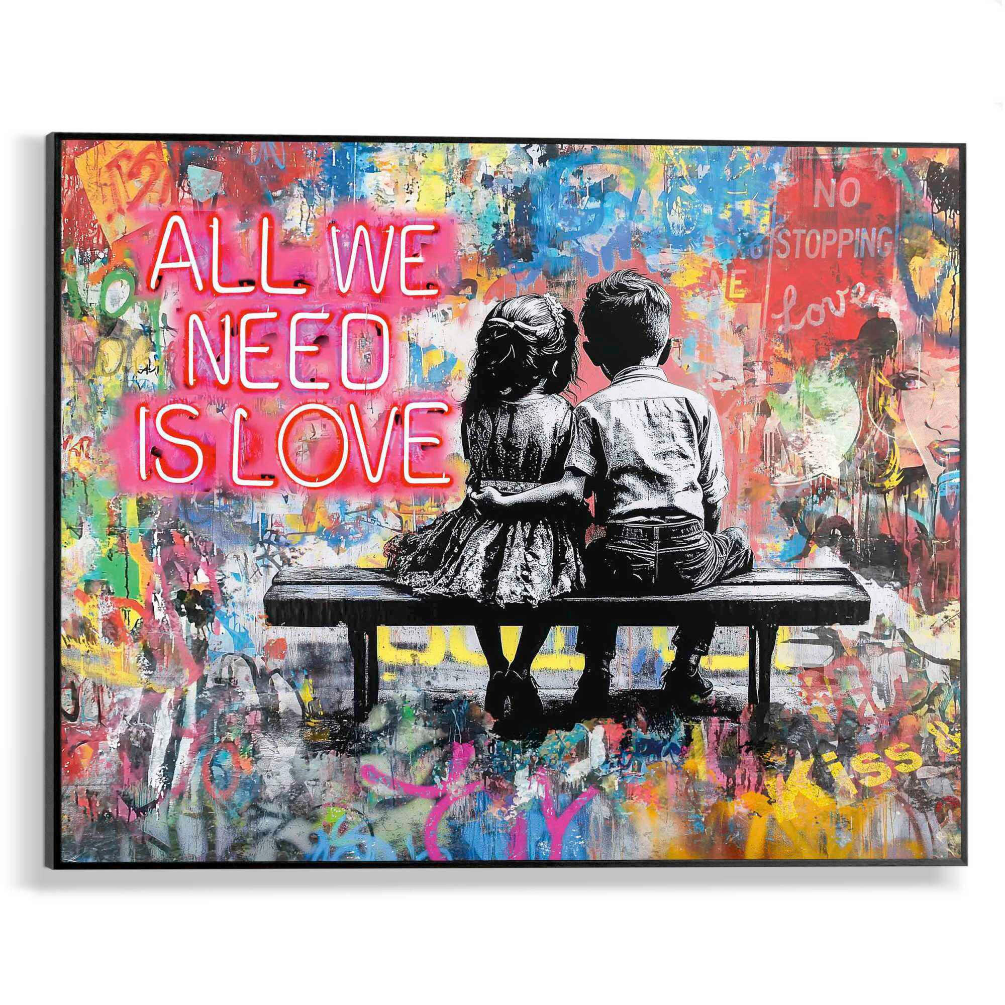 BILD 50/40 cm  - Multicolor, Trend, Holzwerkstoff (50/40cm) - Reinders!