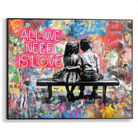 BILD 50/40 cm  - Multicolor, Trend, Holzwerkstoff (50/40cm) - Reinders!