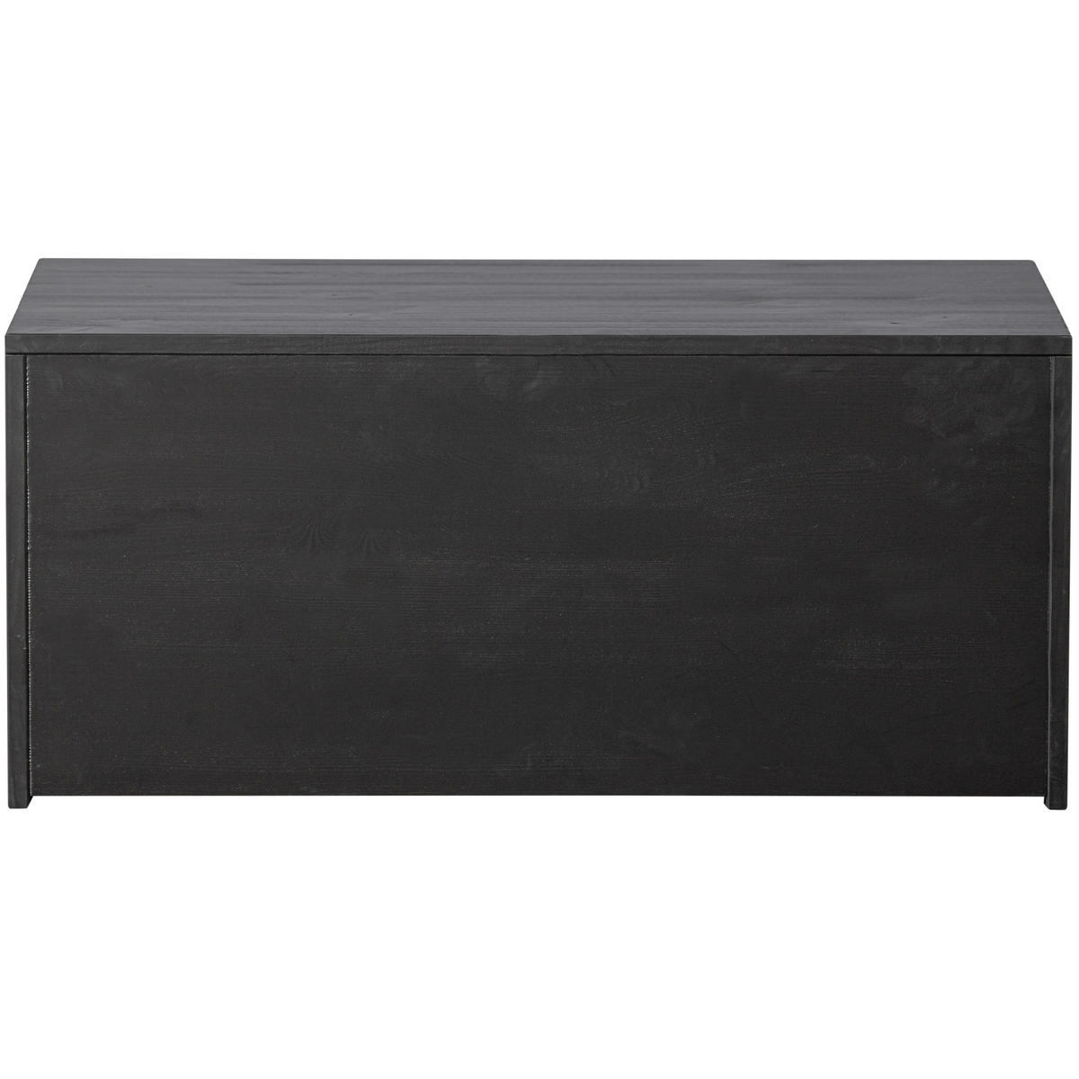 SITZBANK 88/40/50 cm Schwarz Kiefer massiv  - Schwarz, Design, Holz (88/40/50cm) - Livetastic