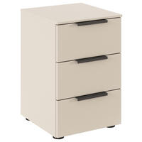 NACHTSCHRANK 40/61/42 cm  - Champagner/Graphitfarben, MODERN, Holzwerkstoff/Metall (40/61/42cm) - Rauch Möbel