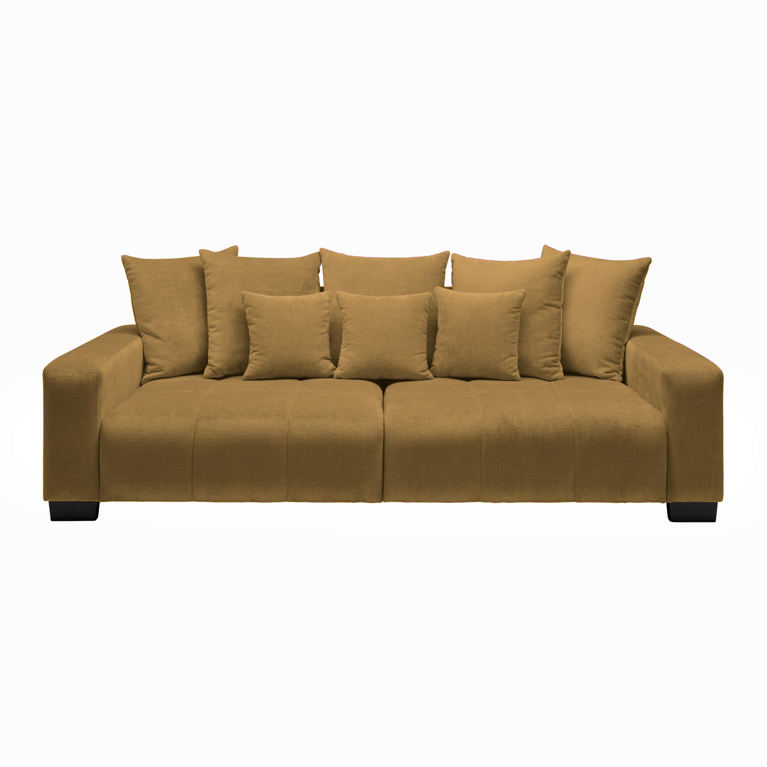 BIG SOFFA i honung  - honung/svart, Modern, trä (246/93/124cm) - MID.YOU