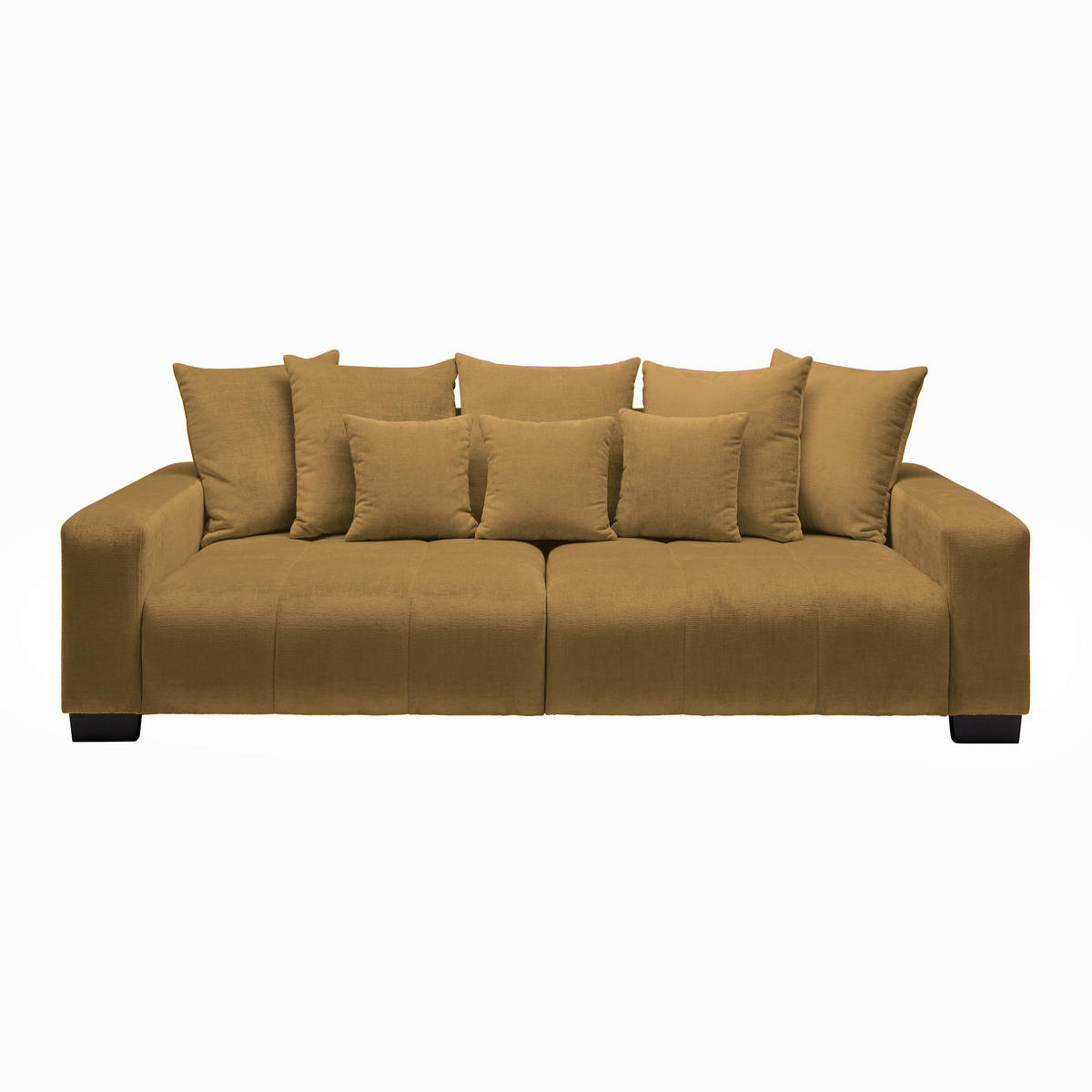 BIG SOFFA i honung  - honung/svart, Modern, trä (246/93/124cm) - MID.YOU