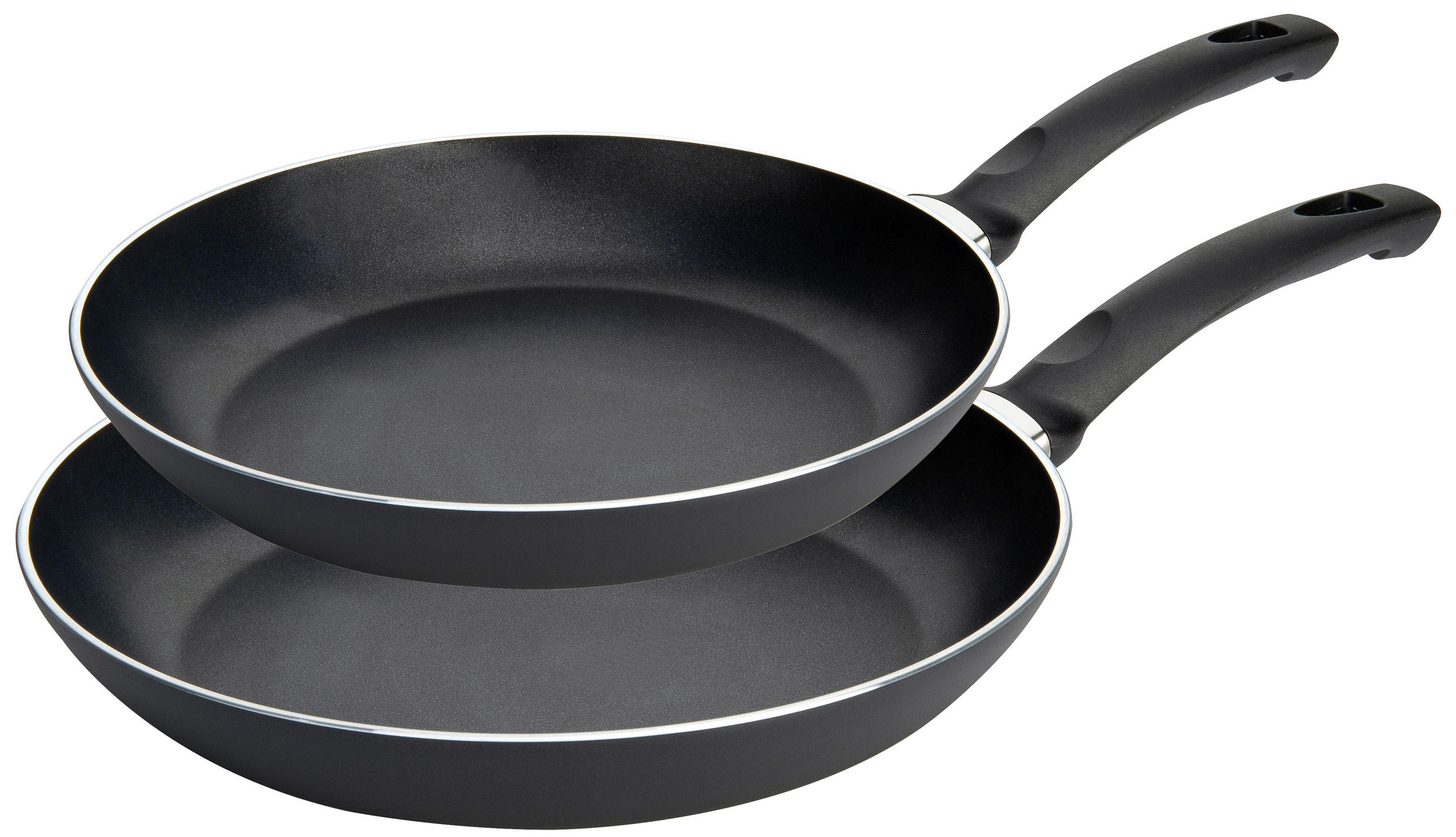 PFANNENSET Lipari Aluminium 2-teilig  - Schwarz, Basics, Metall - Zwilling