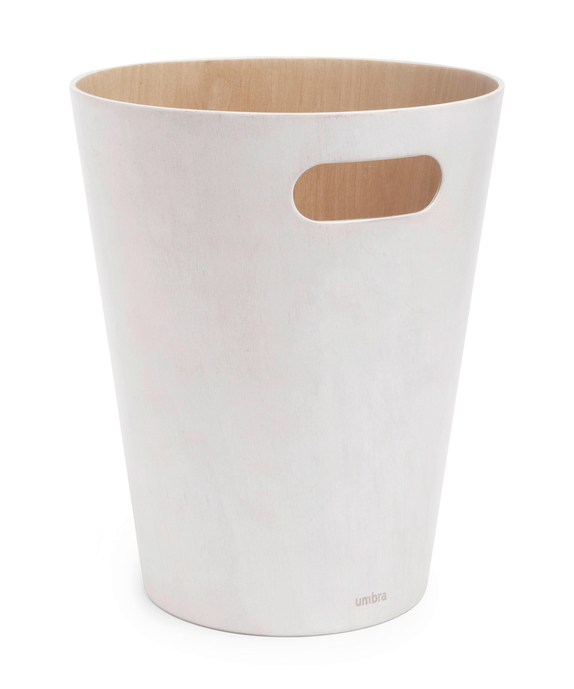 PAPIERKORB 7,5 l  Holz  - Naturfarben/Weiß, Design, Holz (23/28/23cm) - Umbra