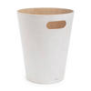 PAPIERKORB Woodrow 7,5 L  - Weiß/Naturfarben, Design, Holz (23/28/23cm) - Umbra