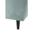 ECKSOFA Mintgrün Chenille  - Schwarz/Mintgrün, KONVENTIONELL, Holz/Textil (290/160cm) - Carryhome