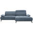 WOHNLANDSCHAFT in Textil Blau - Blau/Schwarz, Design, Textil/Metall (270/175cm) - Carryhome WOHNLANDSCHAFT in Textil Blau - Blau/Schwarz, Design, Textil/Metall (270/175cm) - Carryhome