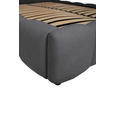 POLSTERBETT Lattenrost, Bettkasten Anthrazit 140/200 cm  - Anthrazit/Schwarz, KONVENTIONELL, Holz/Kunststoff (140/200cm) - Carryhome