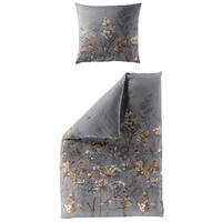 BETTWÄSCHE 155/220 cm  - Bronzefarben, Design, Textil (155/220cm) - Bierbaum