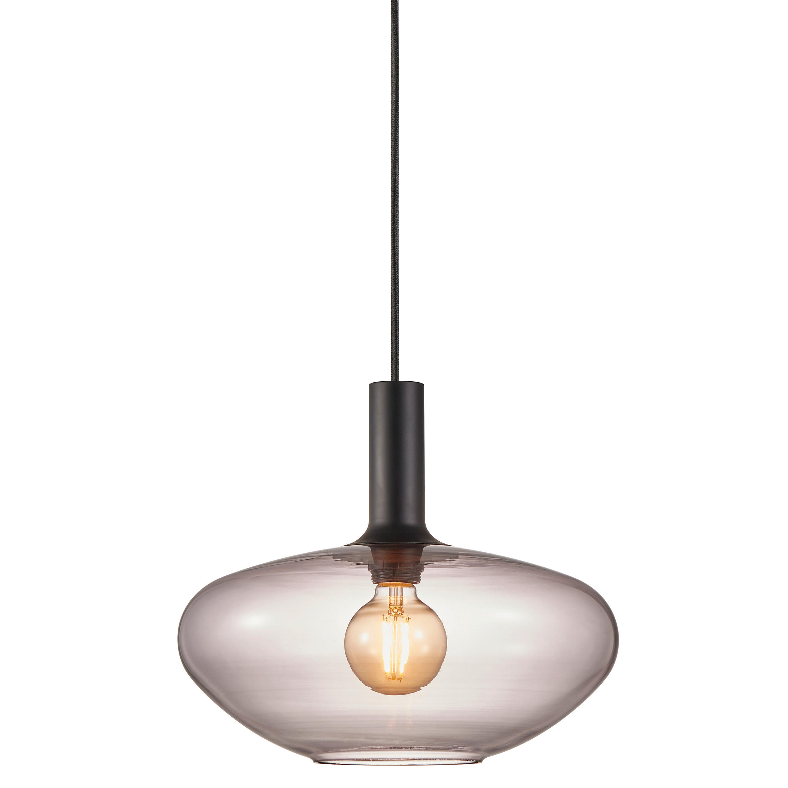 HÄNGELEUCHTE 35/330 cm - Schwarz, Basics, Glas/Metall (35/330cm) - Nordlux